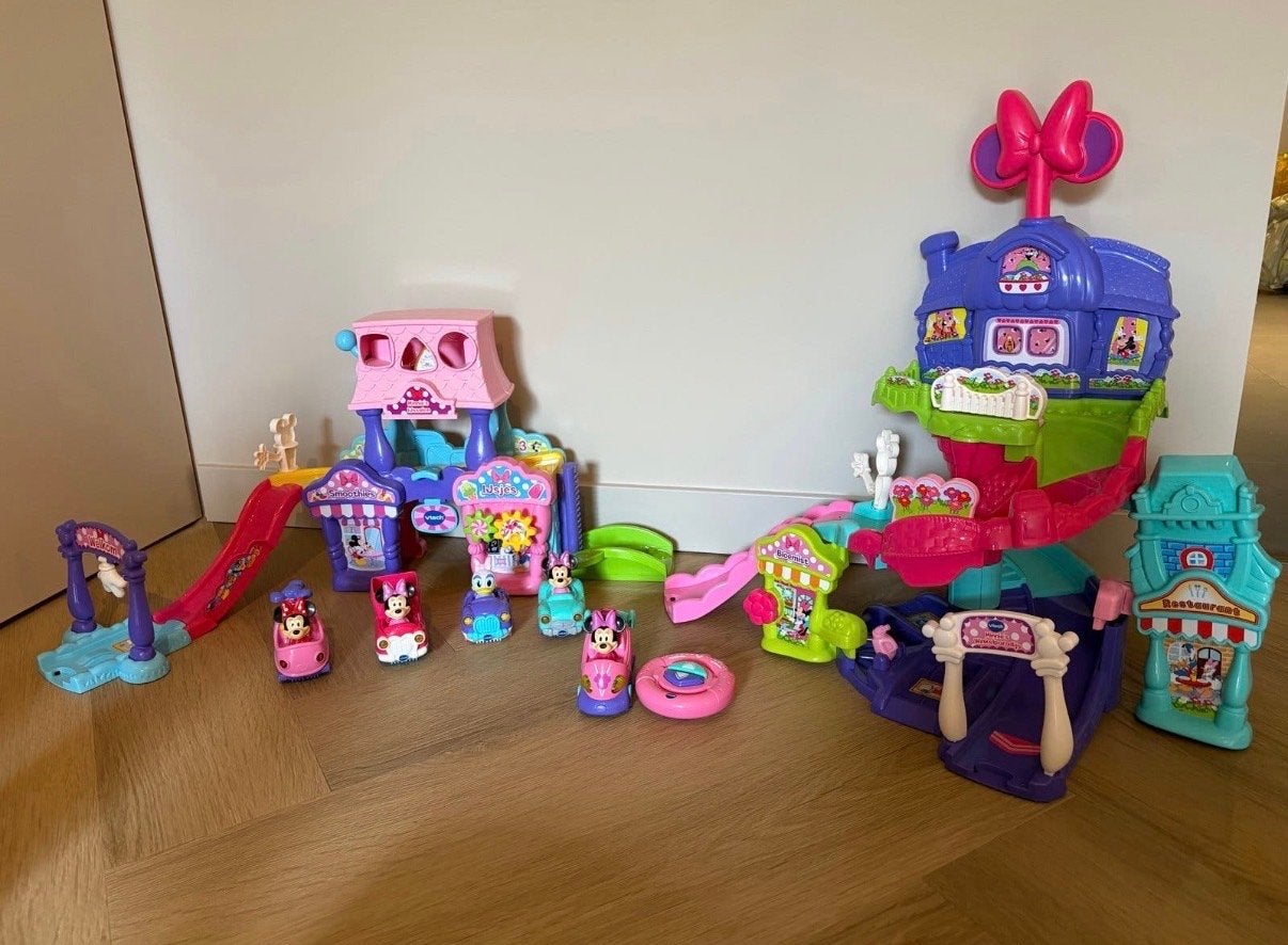 VTech Minnie Mouse Speelset winkelparadijs en ijssalon, Ophalen, Zo goed als nieuw, Meisje