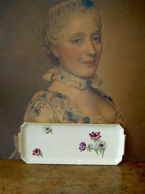 Franse cake-hapjesschaal Limoges, Ophalen of Verzenden