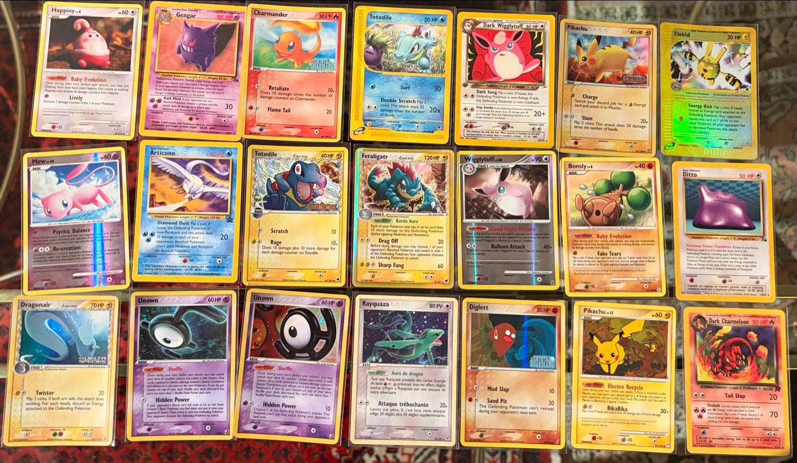 Foto 3 van Vintage Engelse Pokémon kaarten collectie
