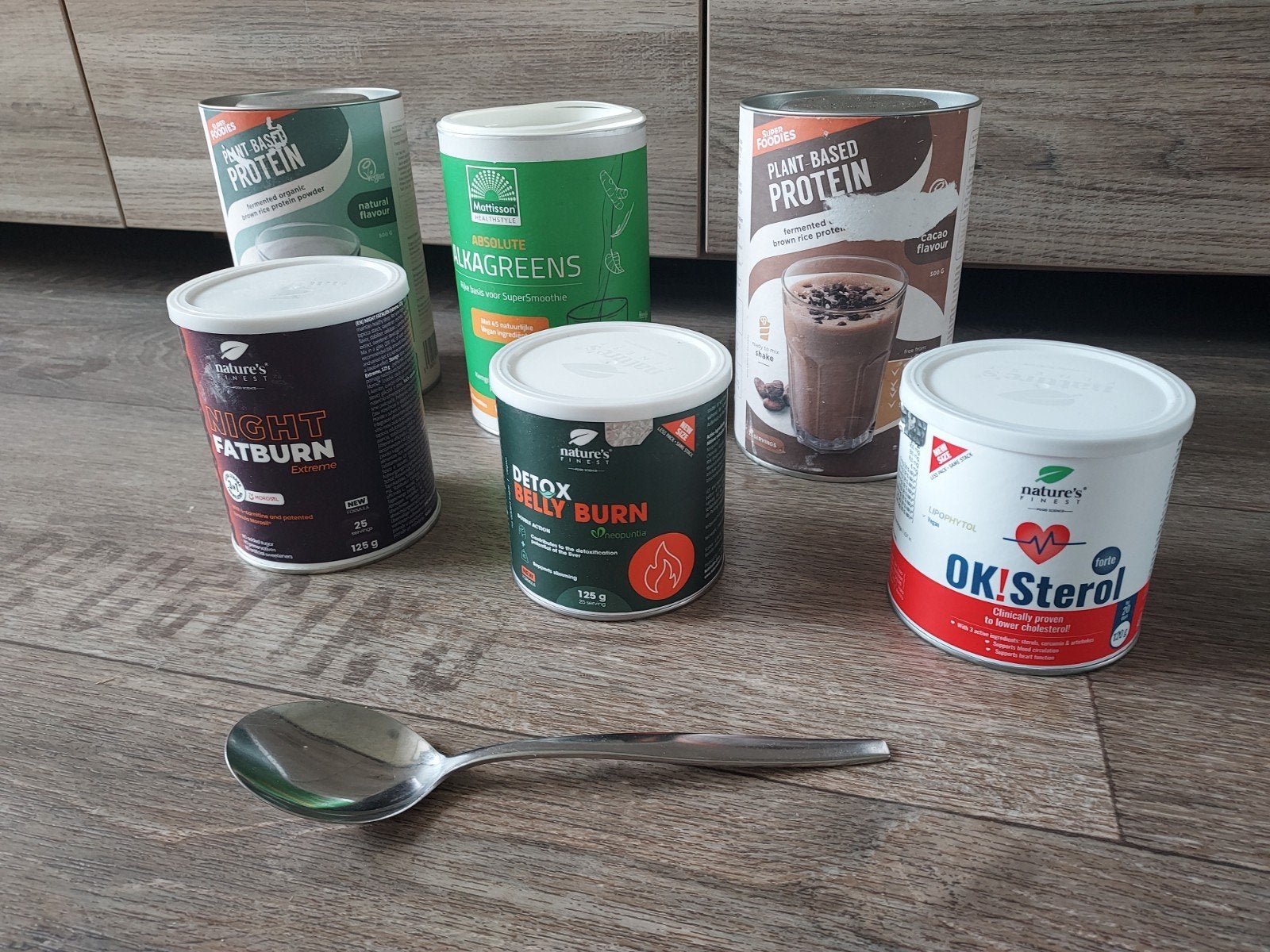 Lege bakjes van de Chinees en voedingssupplementen, Ophalen, Zo goed als nieuw