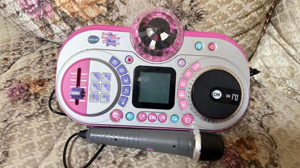 VTech Kidi SuperStar DJ Studio met microfoon, Ophalen of Verzenden, Zo goed als nieuw, Complete set