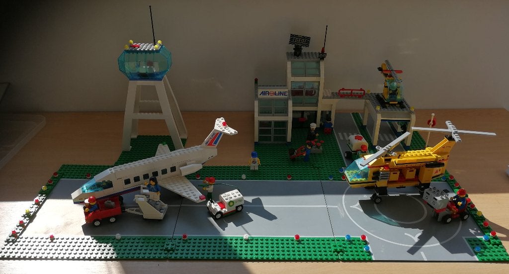 Lego 6597-1 Airport - century skyway - 1994, Gebruikt, Lego, Ophalen of Verzenden, Complete set