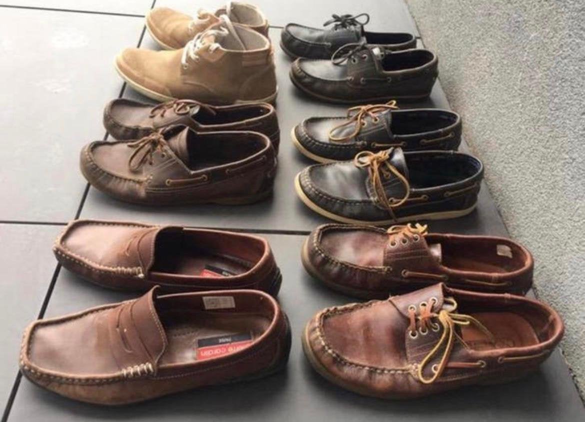 Diverse merken leren heren schoenen maat 41, Overige kleuren, Overige typen, Ophalen of Verzenden, Gedragen