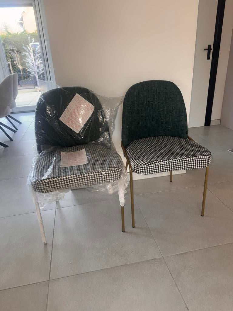 Design eetkamerstoel – hotel chique – nieuw, Huis en Inrichting, Stoelen, Ophalen of Verzenden, Zo goed als nieuw, Overige kleuren