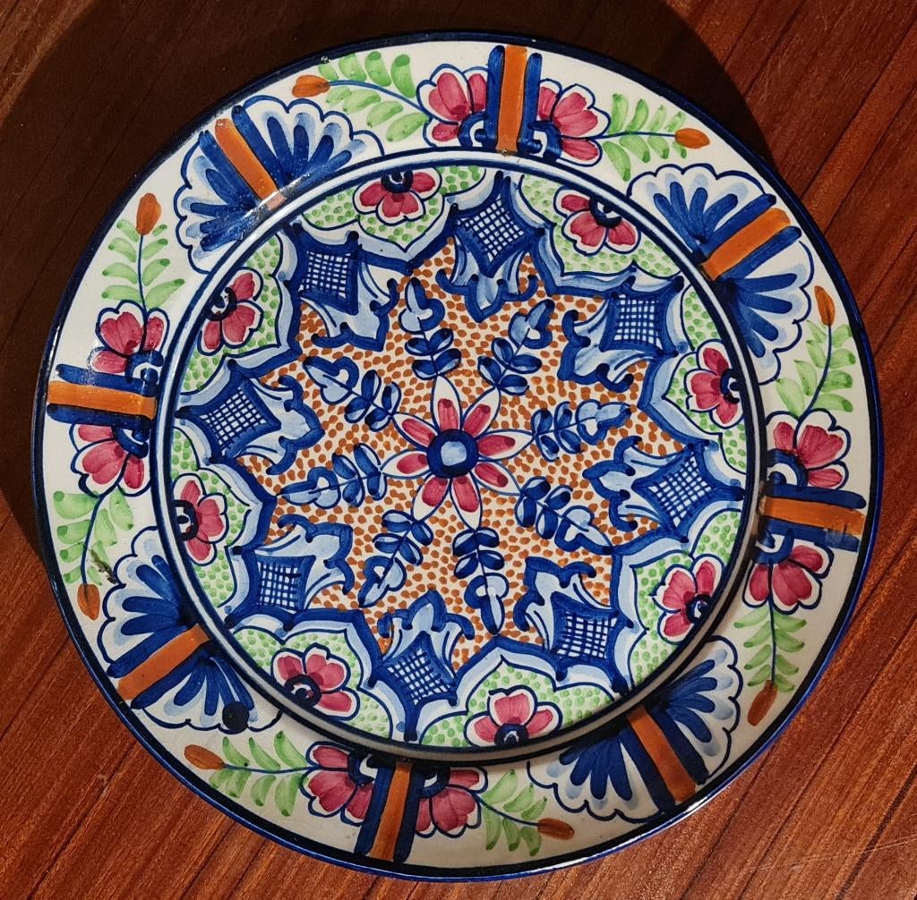 Groot Antiek Spaans Wandbord – Pascual Zorrilla (Zouille), Ophalen of Verzenden