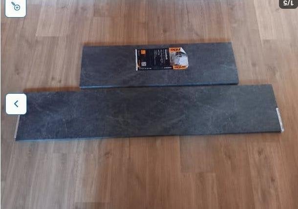 Nieuw! vensterbank cando leisteen look, Ophalen, 100 tot 150 cm, Vensterbanken, Nieuw