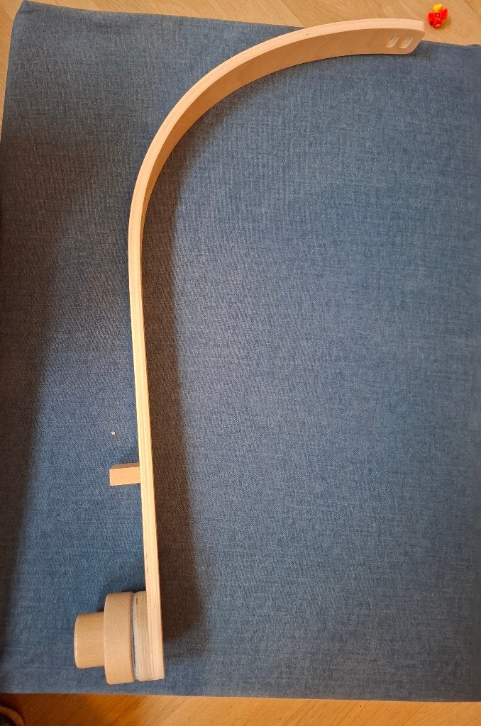 Houten houder/arm voor box mobiel, Ophalen, Zo goed als nieuw, Jongen of Meisje