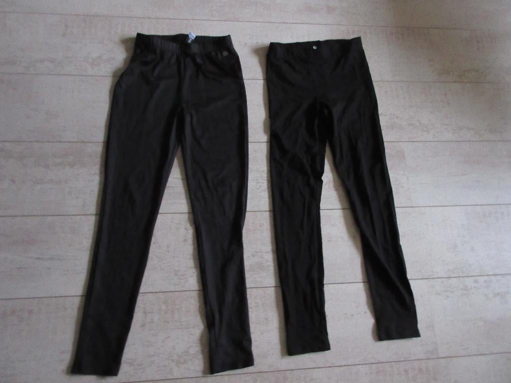 Twee leggings waarbij merk Jill, maat 146-152, Meisje, Ophalen of Verzenden, Zo goed als nieuw, Overige typen