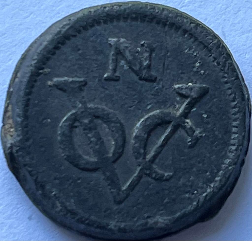 VOC Batavia zeldzame duit 1797, Postzegels en Munten, Munten | Nederland, Ophalen of Verzenden, Vóór koninkrijk, Overige waardes