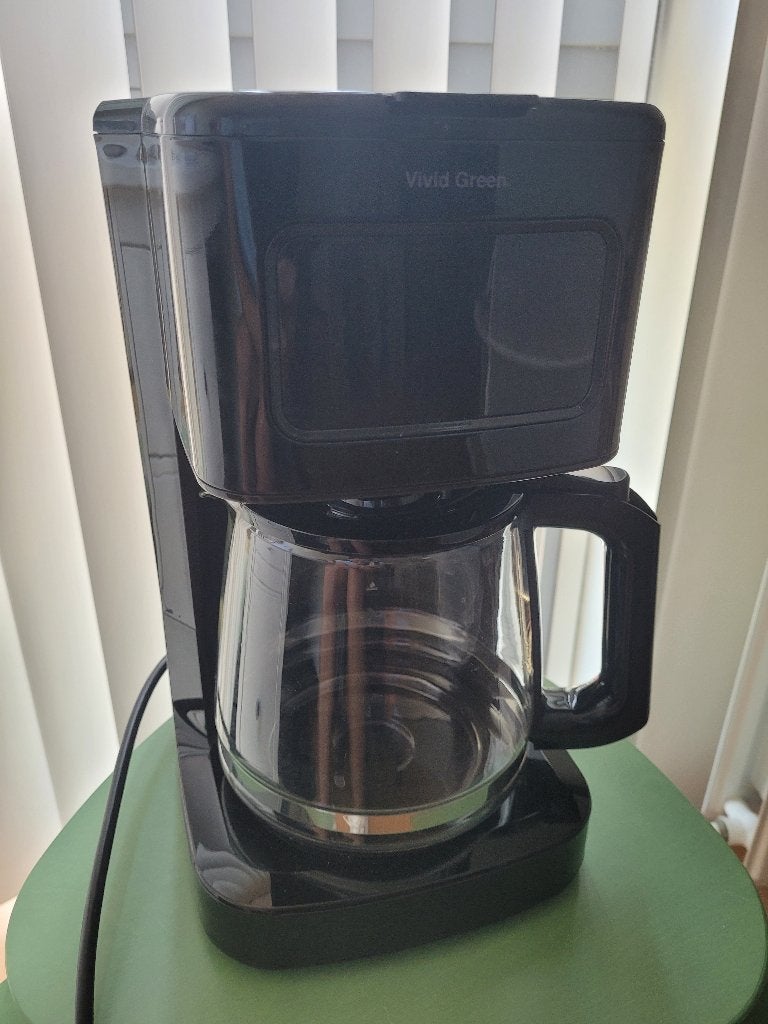 Vivid Green filter Koffiezetapparaat z.g.a.n, Ophalen, 10 kopjes of meer, Koffiemachine, Gemalen koffie