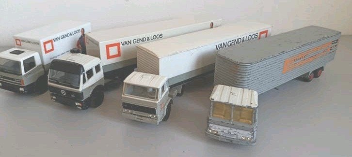 Diverse modelvrachtwagens, waaronder Van Gend & Loos, Ophalen of Verzenden, Gebruikt