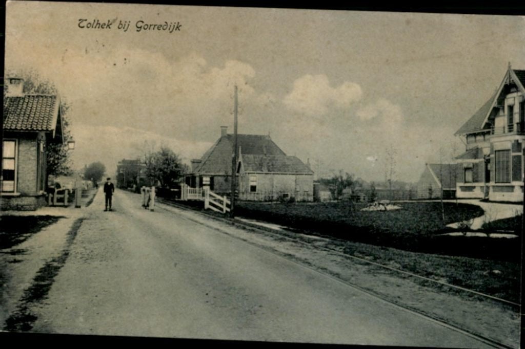 gorredijk, kvr9-4480 tolhek, Verzenden, Voor 1920, Gelopen, Friesland