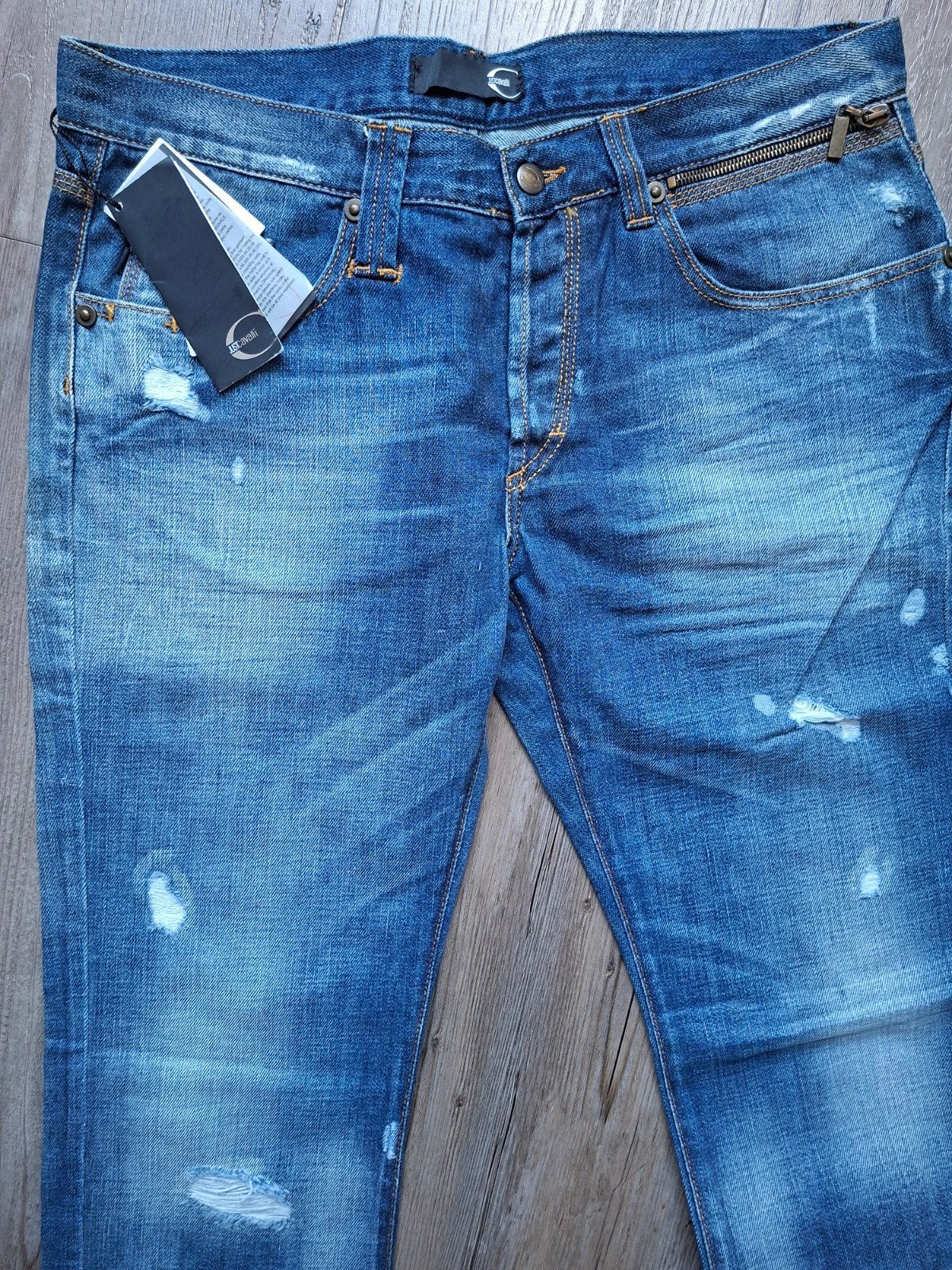 JUST CAVALLI jeans maat W38 L34, W36 - W38 (confectie 52/54), Blauw, Nieuw, Ophalen of Verzenden