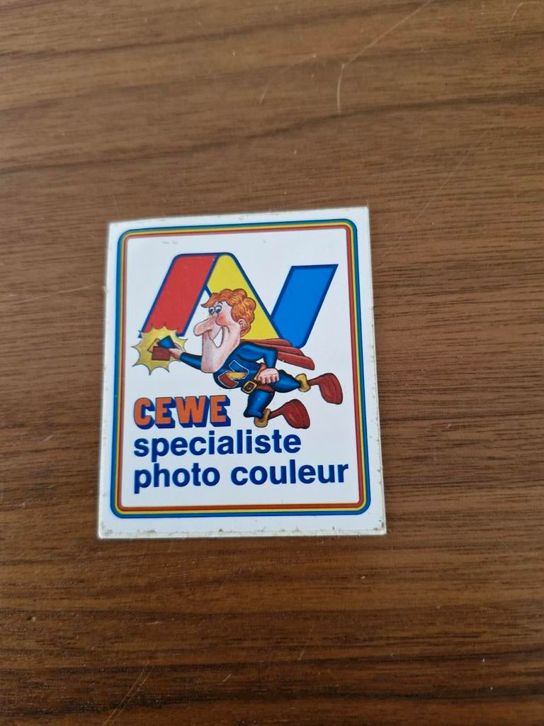 7231 Vintage CEWE specialist photo couleur sticker, Ophalen of Verzenden, Gebruikt, Overige typen