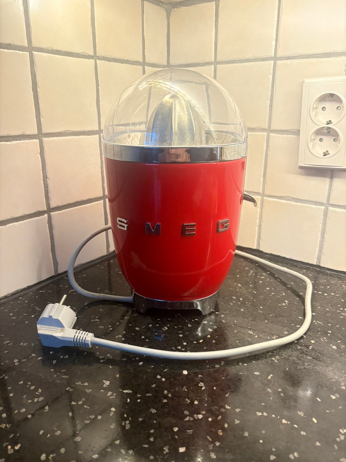 Smeg sapcentrifuge, Witgoed en Apparatuur, Juicers, Ophalen of Verzenden, Zo goed als nieuw, Sapcentrifuge