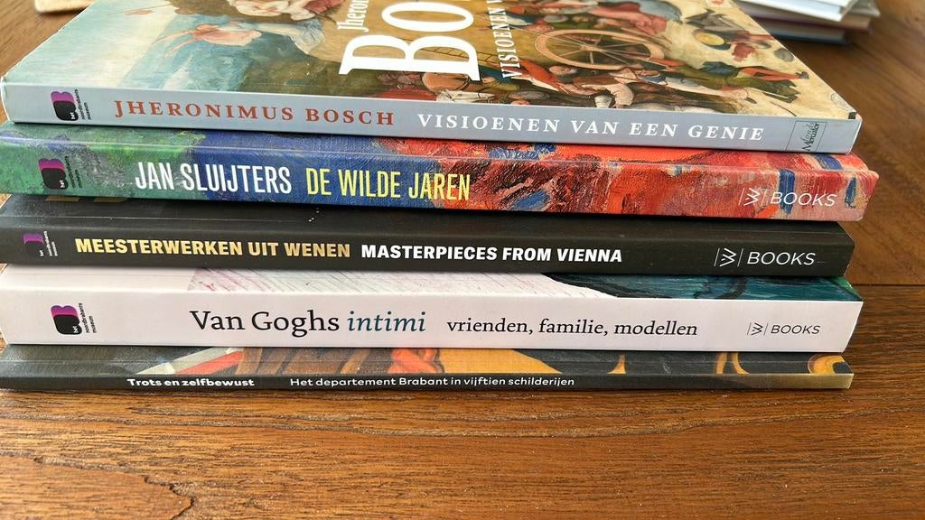 5 expositie boeken Noord Brabants museum, Ophalen of Verzenden, Zo goed als nieuw