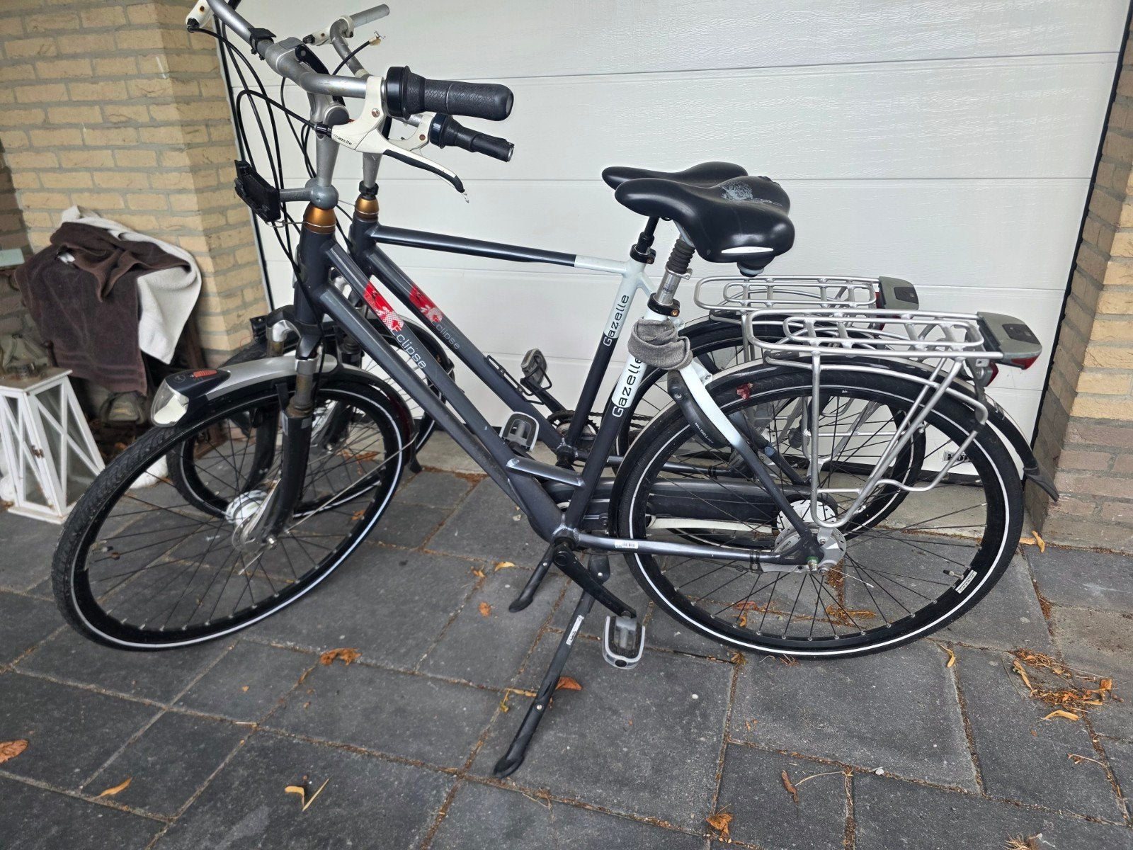 Gazelle fiets Eclips, dames en heren, Fietsen en Brommers, Fietsen | Dames | Damesfietsen, Ophalen, Velgrem, Versnellingen, Gazelle