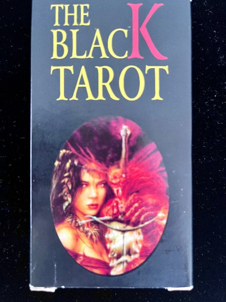 The Black Tarot – Luis Royo – Fournier 1998 (Eerste Editie), Tarot of Kaarten leggen, Verzenden, Zo goed als nieuw, Luis Royo