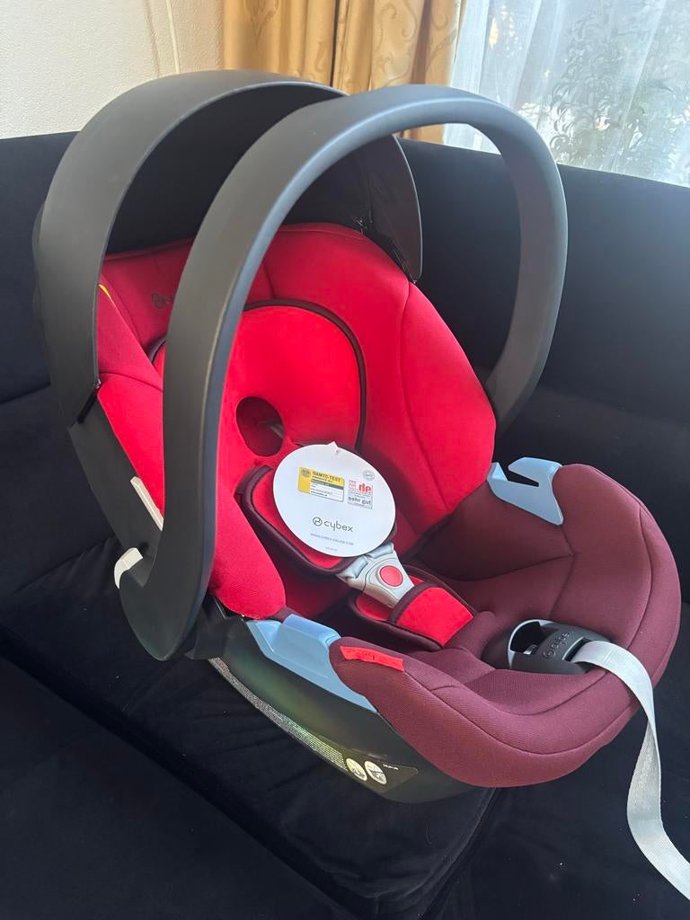 NIEUW Cybex Aton autostoel rood nieuw, Overige merken, Autogordel, Nieuw, 0 t/m 13 kg