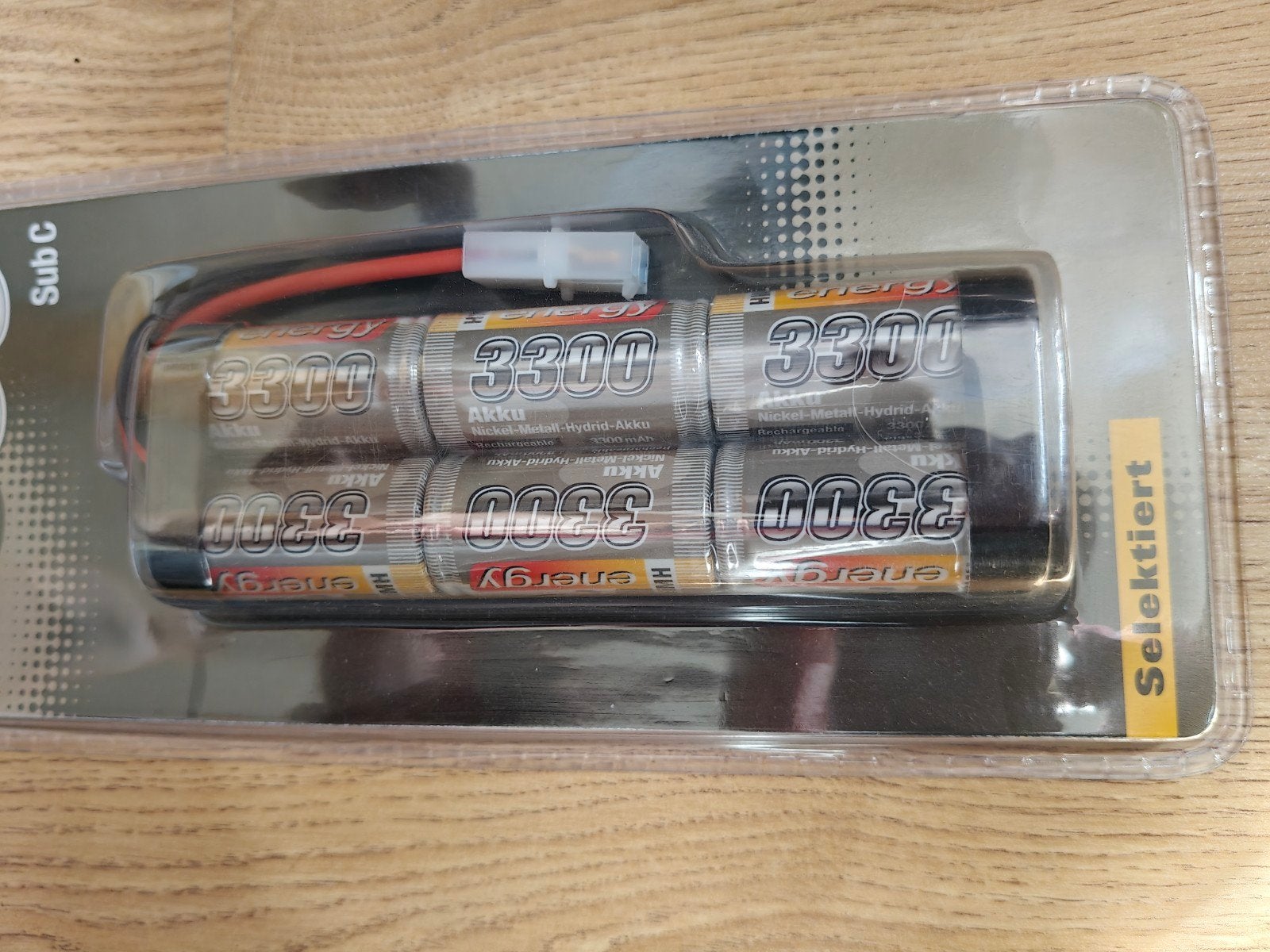 Conrad Energy NiMH Accu 3300 mAh Sub C - Nieuw, Audio, Tv en Foto, Accu's en Batterijen, Ophalen of Verzenden, Nieuw, Oplaadbaar