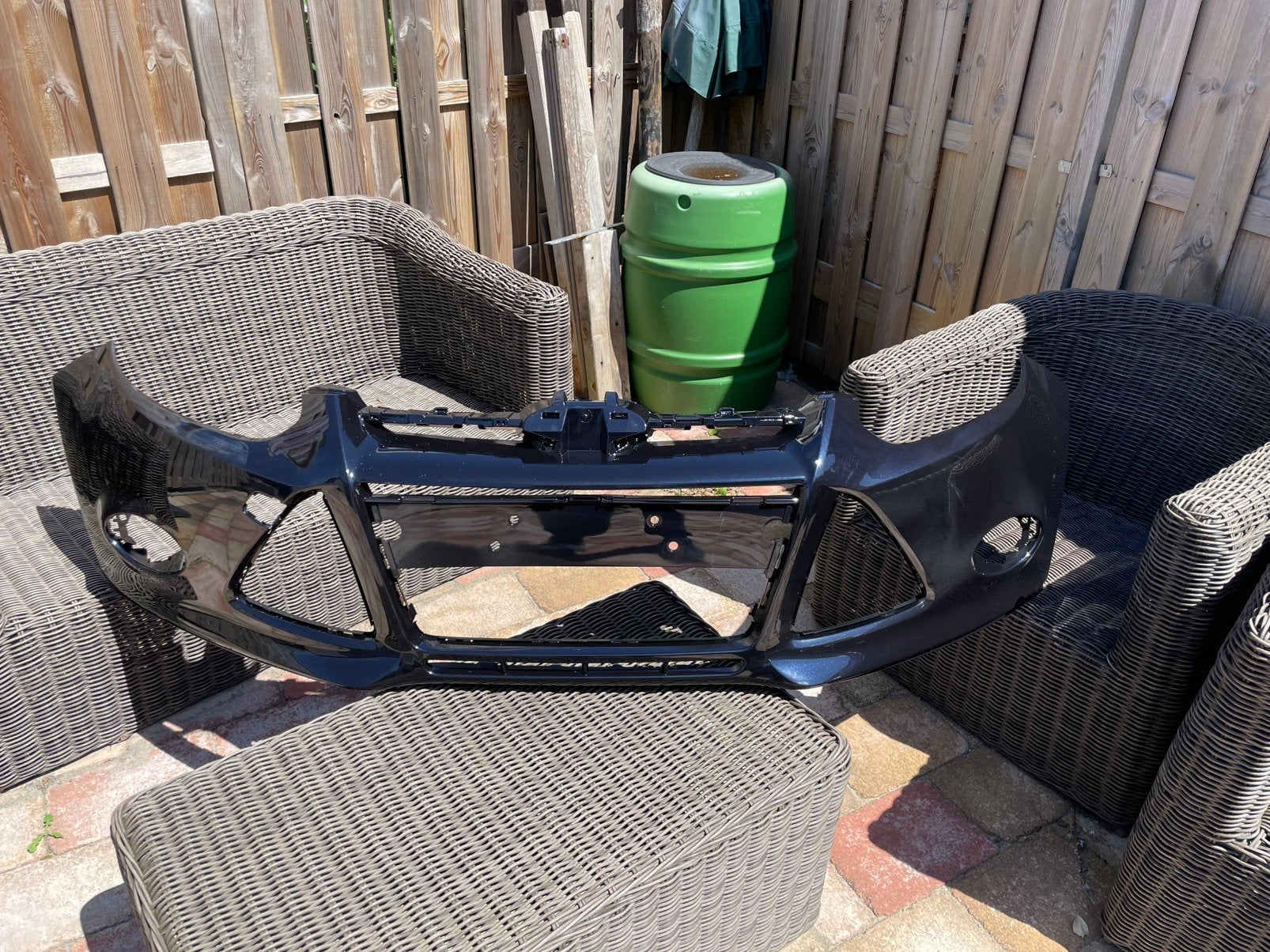 Nieuwe zwart metallic voorbumper Ford Focus 2011-2014, Ophalen, Voor, Nieuw, Ford