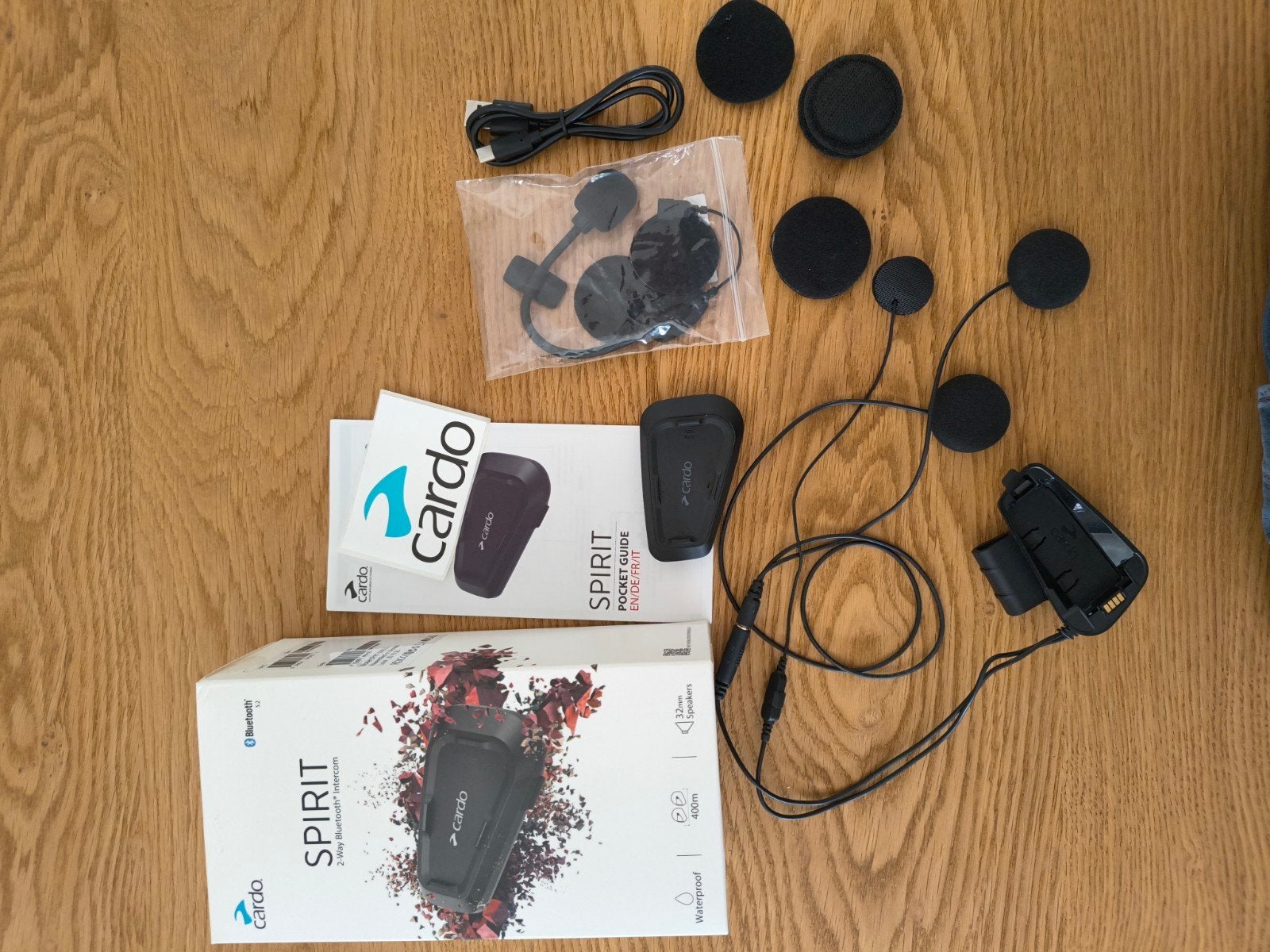 Cardo Spirit bluetooth intercom, Ophalen of Verzenden, Zo goed als nieuw