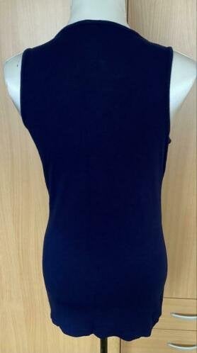 Mouwloze top maat L NIEUW, Kleding | Dames, Blauw, Maat 42/44 (L), Nieuw, Ophalen of Verzenden