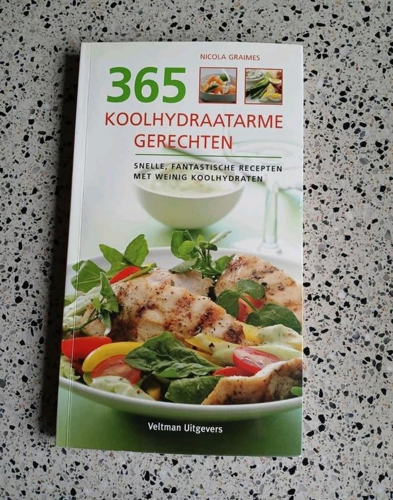 365 Koolhydraatarme Gerechten - Nicola Graimes VASTE PRIJS, Boeken, Nicola Graimes, Gezond koken, Ophalen of Verzenden, Zo goed als nieuw