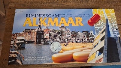 Vintage business game Alkmaar, bord spel, Vijf spelers of meer, Ophalen, Gebruikt