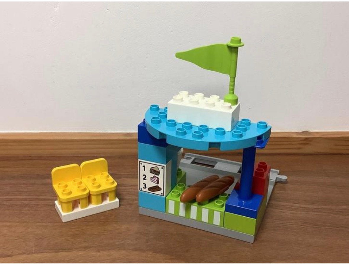 Duplo perron uitbreiding trein, Ophalen of Verzenden, Zo goed als nieuw, Complete set, Duplo
