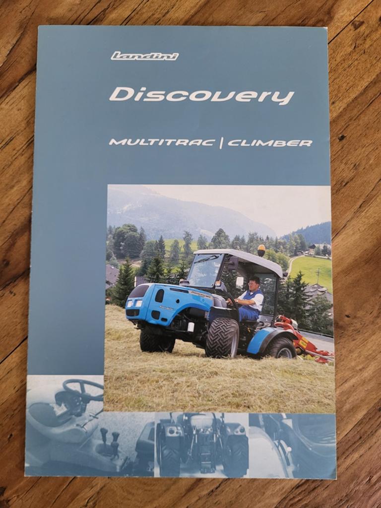 tractor folder Landini Discovery multitrac/climber, Ophalen of Verzenden, Zo goed als nieuw