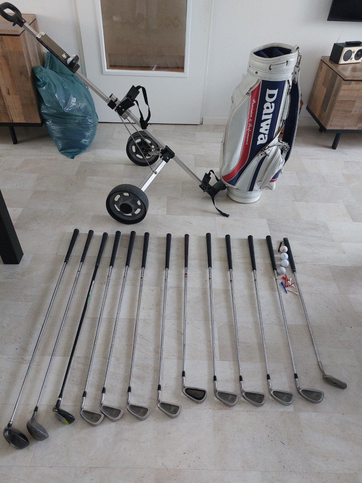 complete golfset heren 1" verlengd rechtshandig Slazenger, Sport en Fitness, Ophalen, Gebruikt, Set, Overige merken