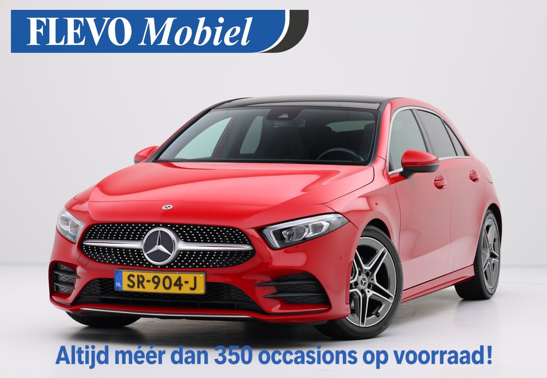 Mercedes-Benz A-klasse 200 Business Solution AMG Aut. Pano|L, Auto's, Mercedes-Benz, Gebruikt, Euro 6, 4 cilinders, Origineel Nederlands
