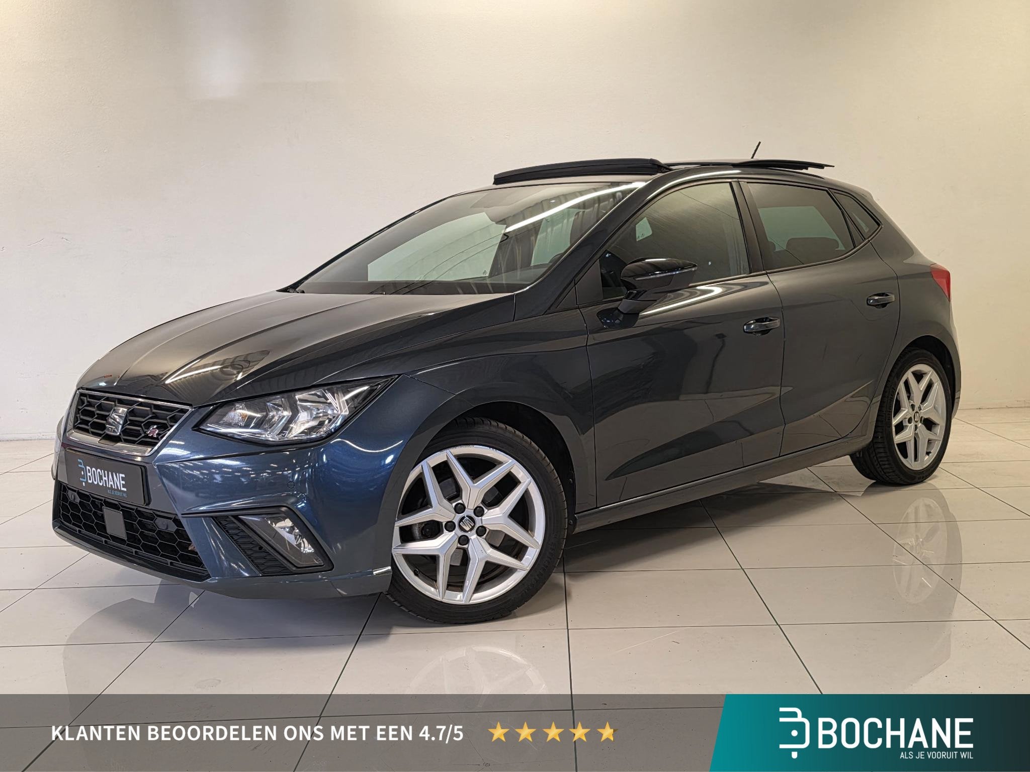 SEAT Ibiza 1.0 TSI FR | Panoramadak | Navigatie | Camera |, Auto's, Seat, Stof, Gebruikt, Met garantie (alle), Origineel Nederlands