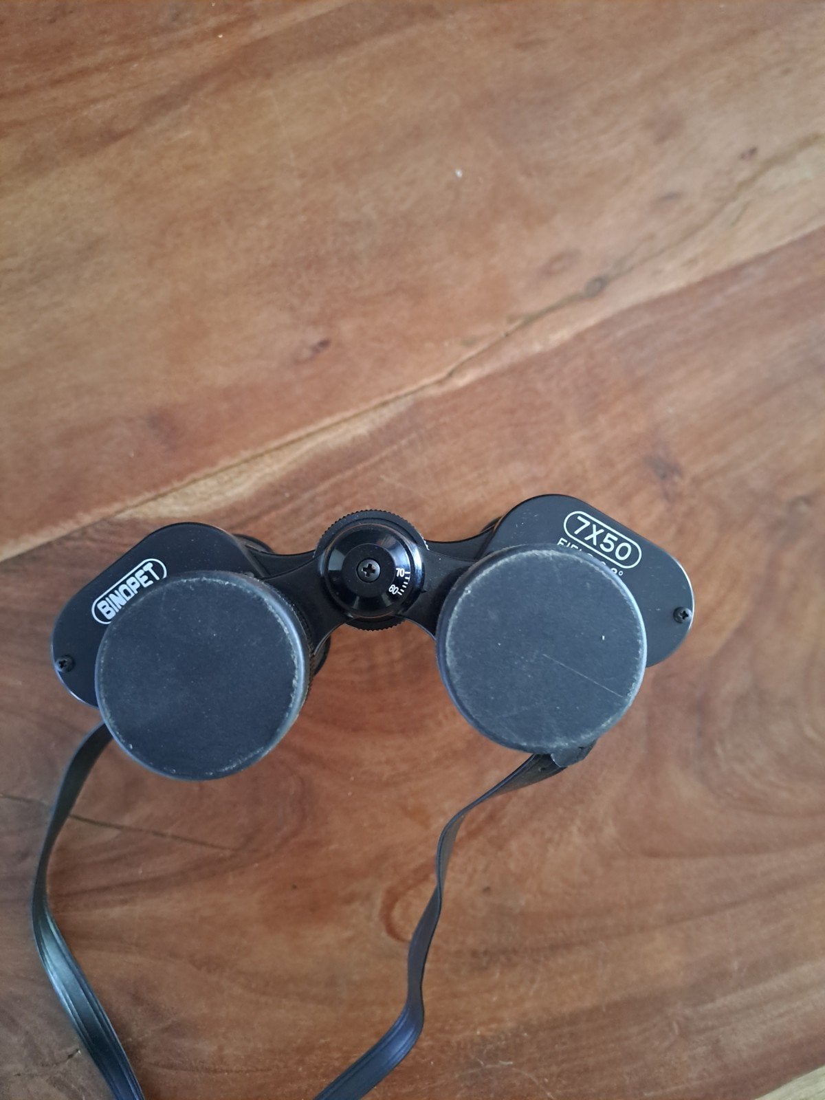 Binopet 7x50 verrekijker - retro, Ophalen of Verzenden, Gebruikt, Minder dan 8x, Porro (met knik)