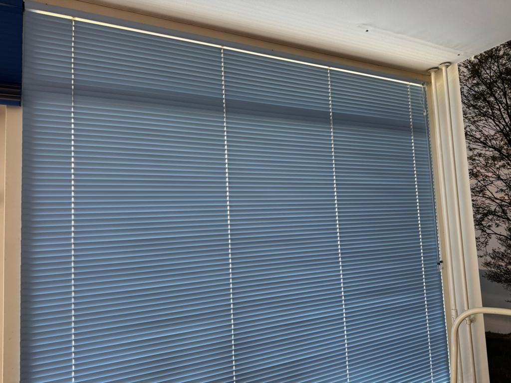 Luxaflex Jaloezieën - Blauw (202 cm breed), Ophalen of Verzenden, Gebruikt, Blauw