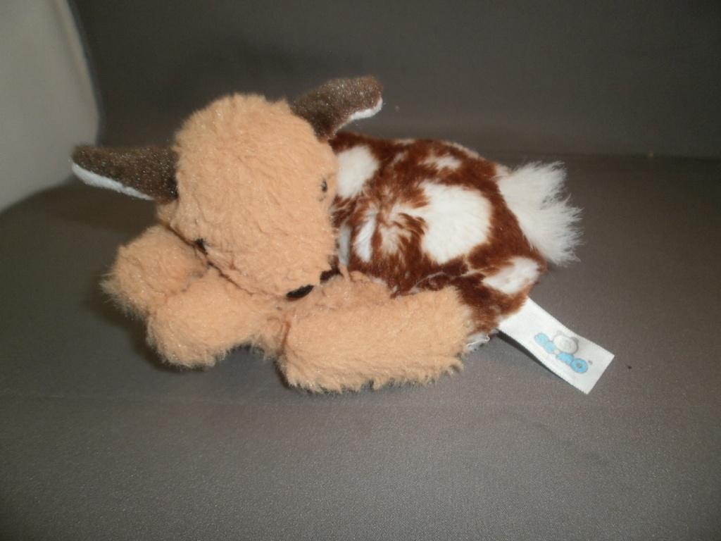 semo hertje Bambi liggend bruin crème witte vlekken op rug, Overige merken, Disney, Overige typen, Ophalen of Verzenden