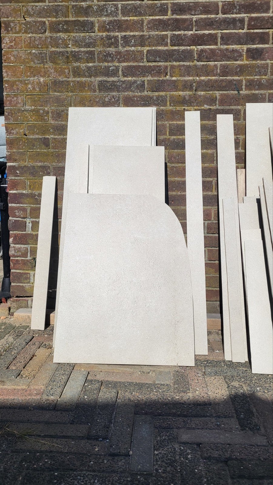 Reststukken tegels 900x900x10mm - Ideaal voor kleine project, Ophalen