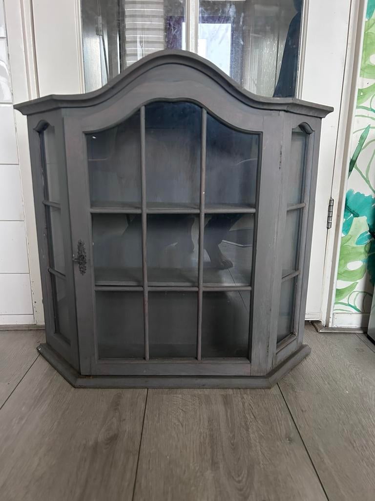 Zilverkastje. Pronkkastje., Huis en Inrichting, Kasten | Vitrinekasten, Ophalen, 50 tot 100 cm, Glas, Minder dan 100 cm