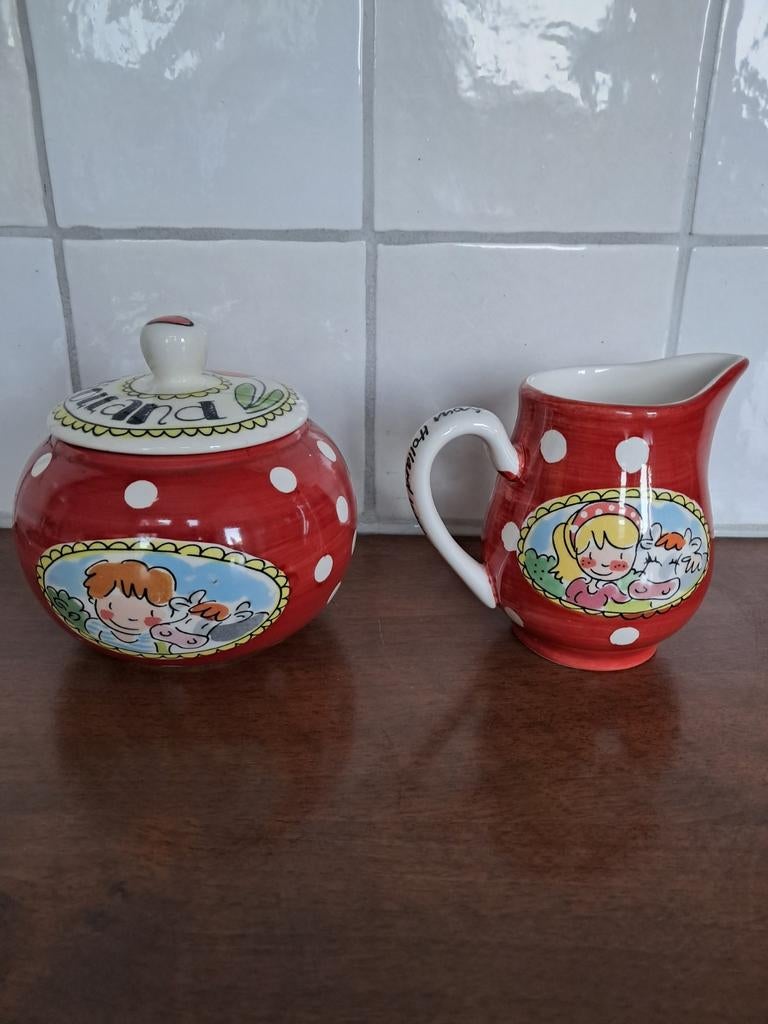 Suiker en melk setje blond, Huis en Inrichting, Keuken | Servies, Blond Amsterdam, Overige typen, Ophalen of Verzenden, Zo goed als nieuw