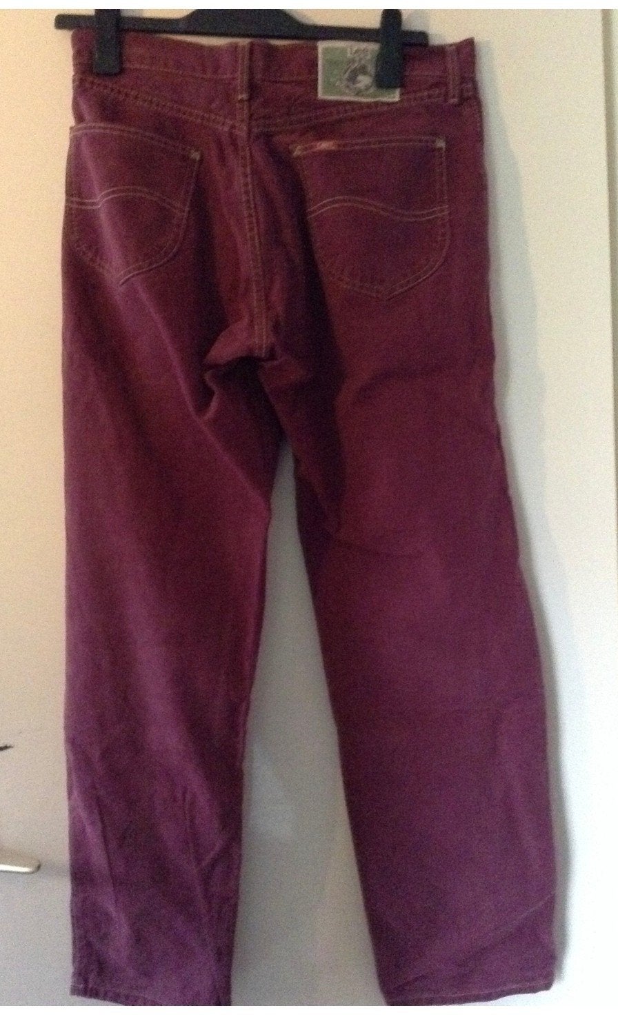 Spijkerbroek Lee Rood ZGAN 33-34 Jeans Lang Bordeau
Rood- Do, Ophalen of Verzenden, Zo goed als nieuw, Overige kleuren, W33 - W36 (confectie 42/44)