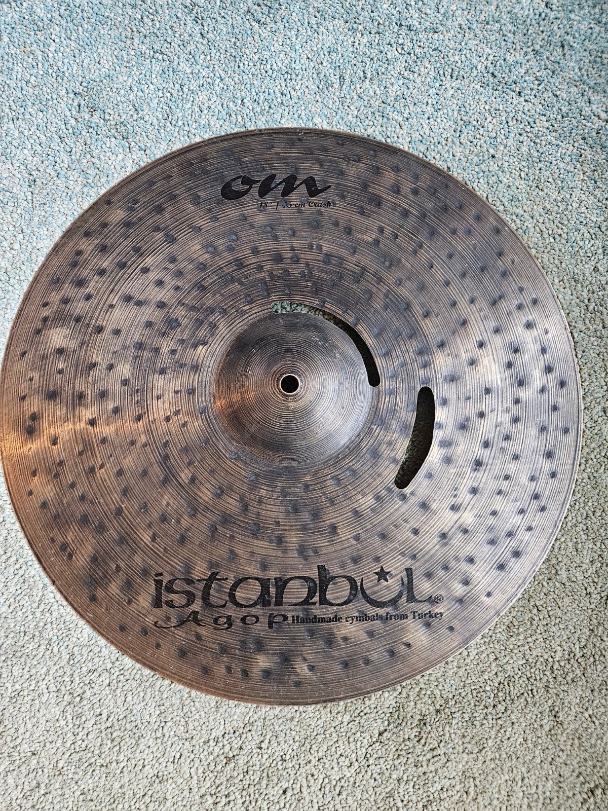 Istanbul Agop Cindy Blackman OM 18" Crash, Muziek en Instrumenten, Ophalen of Verzenden, Gebruikt, Drums of Percussie