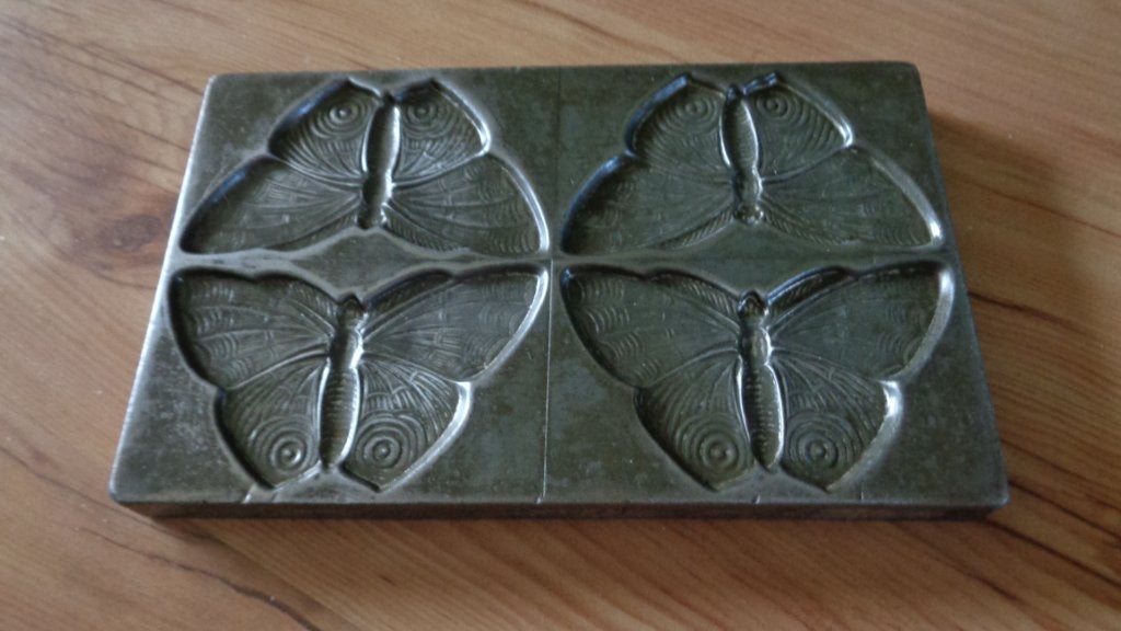 1910 Anton Reiche chocolade vorm vlinders, Antiek en Kunst, Verzenden