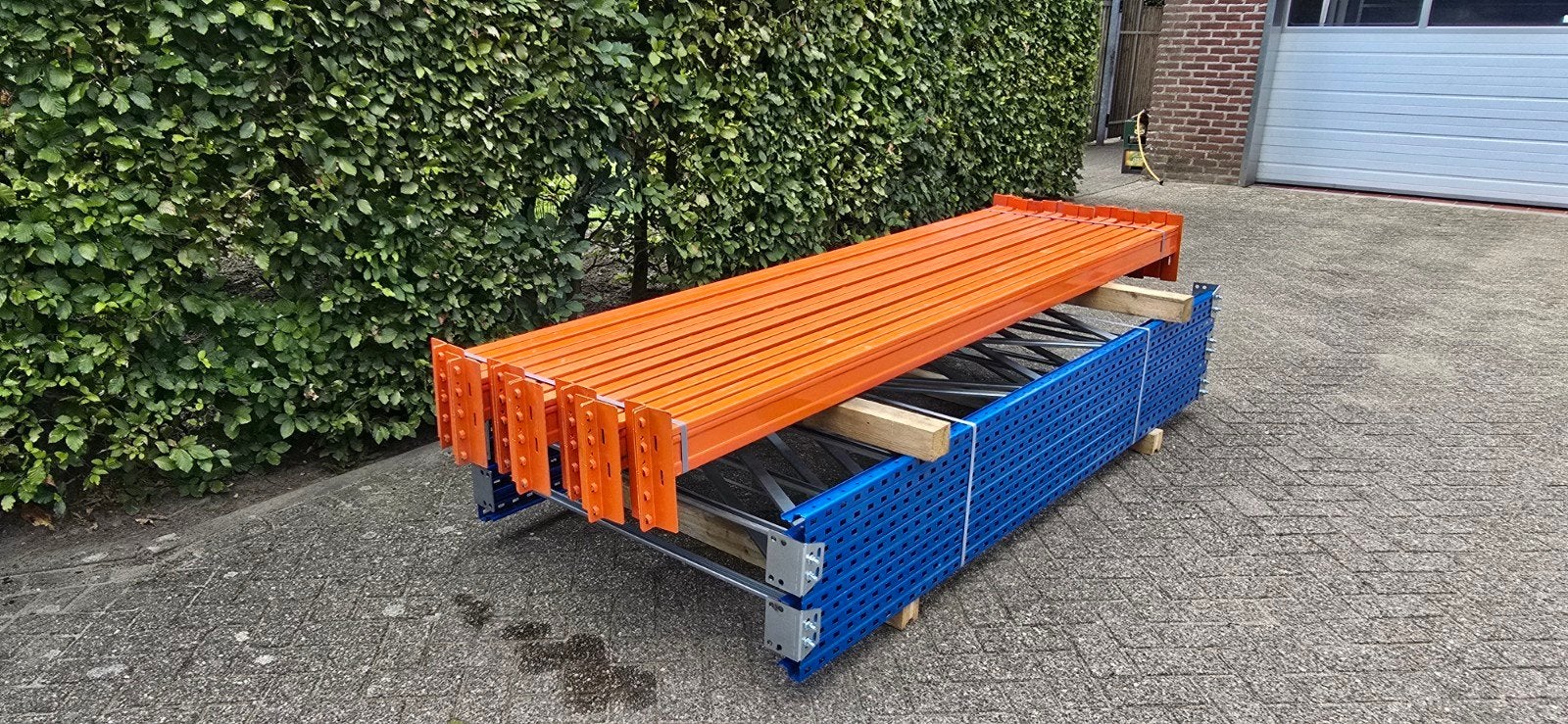11,5 meter Esmena palletstelling zo goed als nieuwe, Ophalen