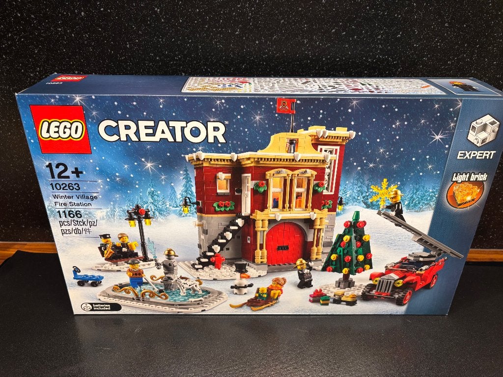 Lego 10263 Winter Village Fire Station nieuw Kerst set, Lego, Nieuw, Ophalen of Verzenden, Ideas