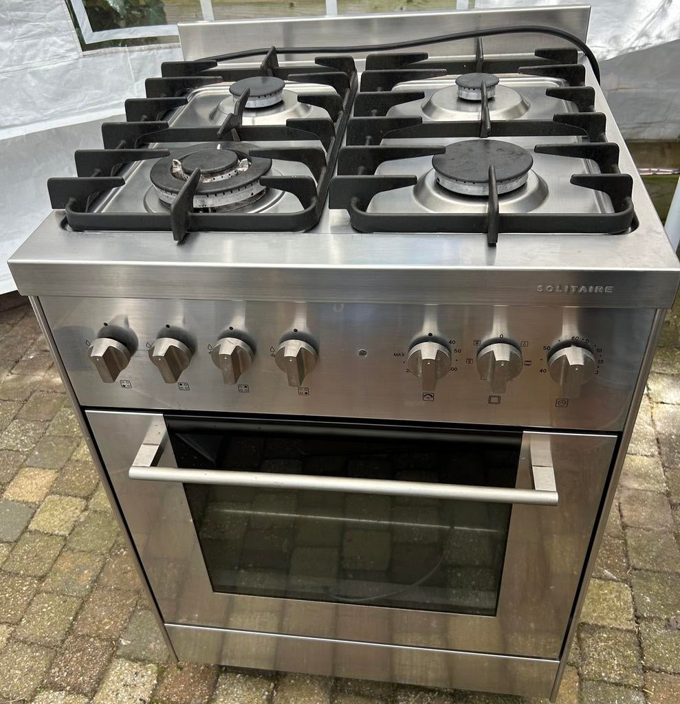 Bosch Solitaire, Witgoed en Apparatuur, Fornuizen, Zo goed als nieuw, Inbouw, Gas, 4 kookzones, Minder dan 85 cm, Ophalen