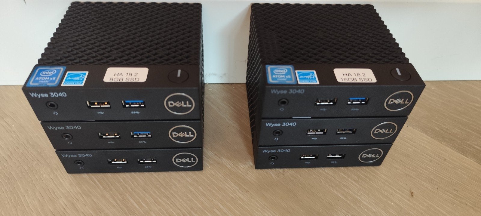 Wyse 4030 thin client met Home-assistant 18.2, Minder dan 4 GB, Dell Wyse, Intel Atom, Minder dan 2 Ghz