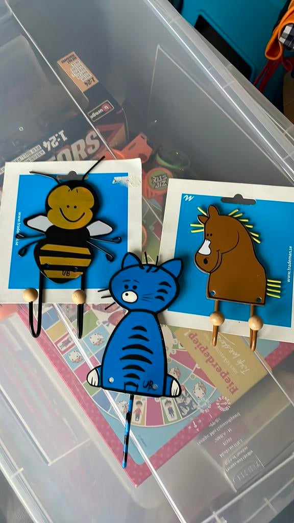 Kinder kapstok haakjes van dieren, Ophalen of Verzenden, Nieuw, Kinderkapstok, Minder dan 100 cm
