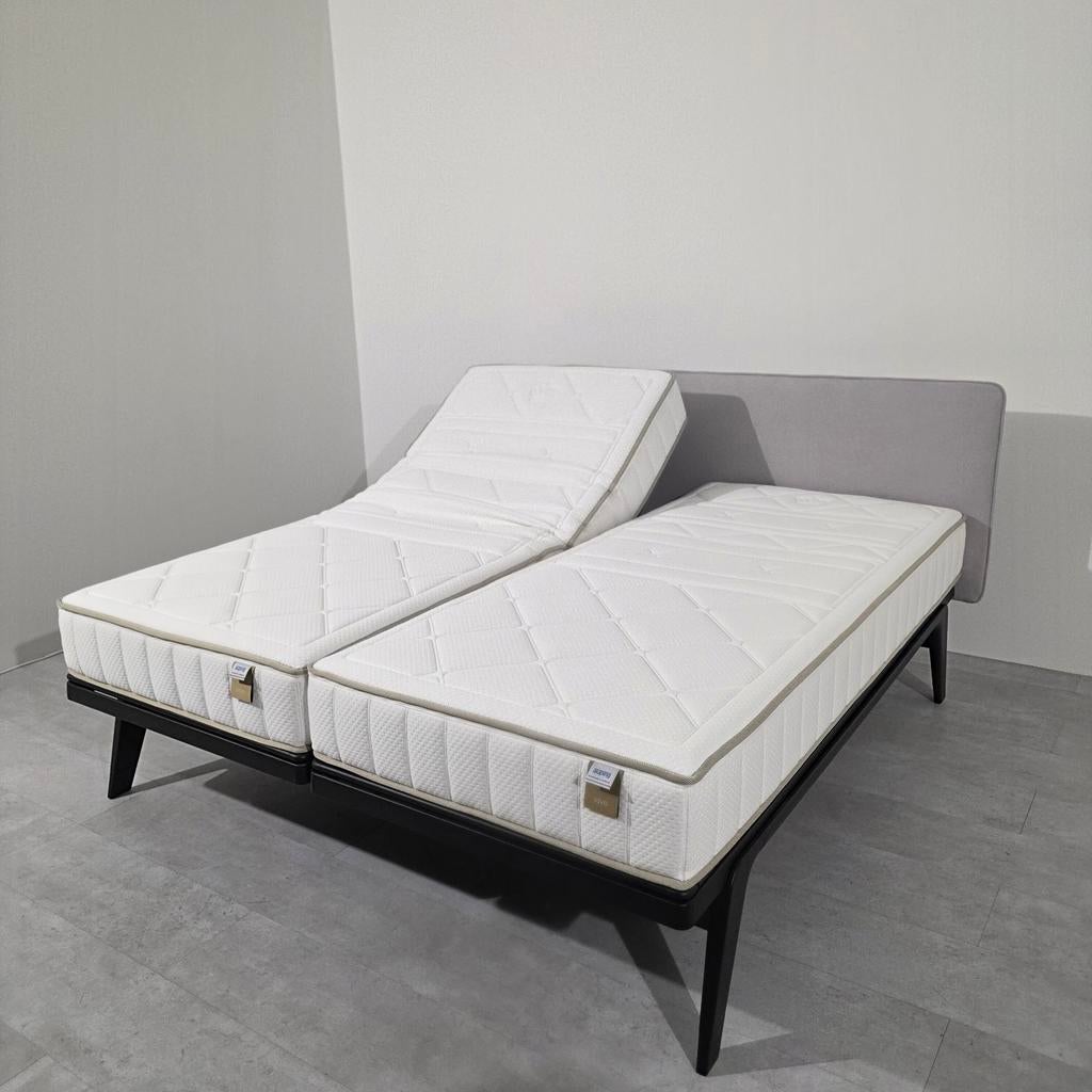 Auping Original Bed 180x200 Verstelbaar + Vivo Matrassen, Verstelbaar, Tweepersoons, Ophalen of Verzenden, Zo goed als nieuw