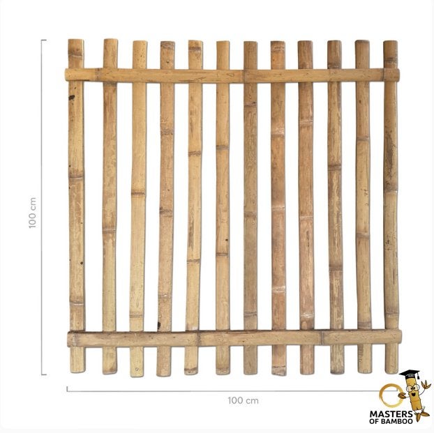 Bamboe tuinhek recht 100 x 100 cm slechts 39,95, Tuin en Terras, Ophalen of Verzenden, Nieuw, Overige materialen, Tuinhek